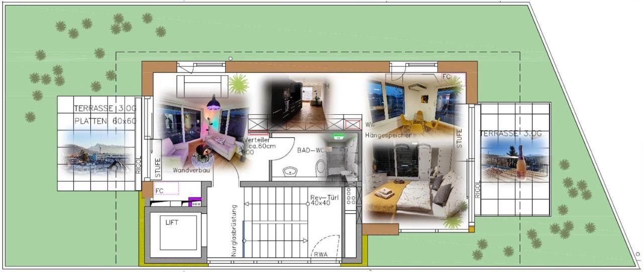 Penthouse Flat Carolina In Salzburg Stadt Екстериор снимка